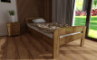 Posteľ Bohdana 80 x 200 cm dub masív borovice + rošt