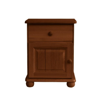 Noční stolek z masivu ORNAS - Orech