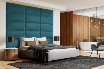 Čalúnený nástenný panel 30x30x5 cm -10