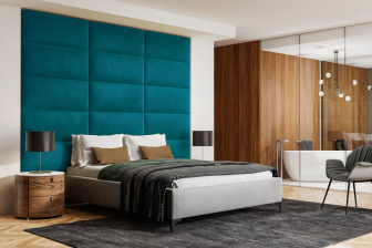 Čalúnený nástenný panel 40x30x3 cm - 11