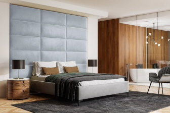 Čalúnený nástenný panel 60x30x5 cm -12