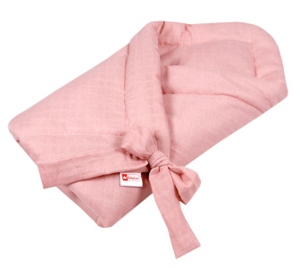 Ľahká zavinovačka mušelínová ružová