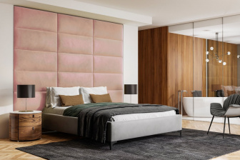 Čalúnený nástenný panel 40x30x3 cm - 14