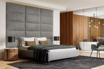 Čalúnený nástenný panel 60x30x5 cm -16