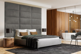 Čalúnený nástenný panel 30x30x5 cm -18