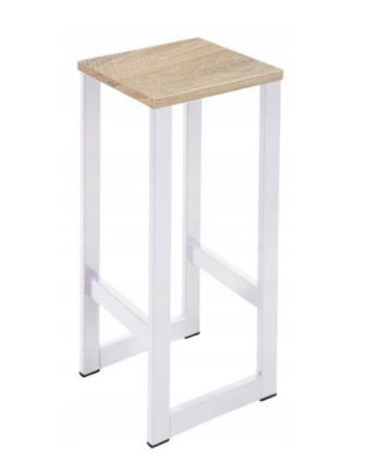 Barová stolička - Hoker 58 - biela