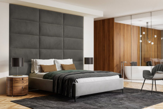 Čalúnený nástenný panel 40x30x5 cm -19