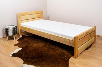 Postel Olivie 90/200 cm s roštem - masiv jelša 4 cm