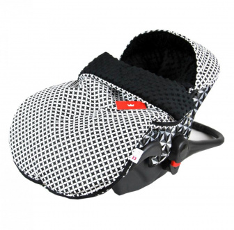 Fusak minky čierny-maroko 90 cm