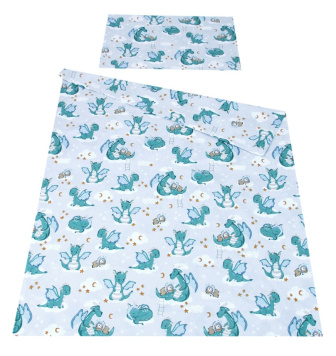 Obliečky do postielky 120/90 cm - dráčikovia