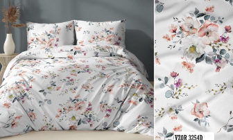 Obliečky LUX bavlna-satén  140/200 a 70/80 vzor 3254D