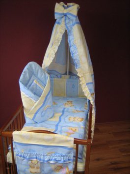 Súprava 9 dielov - modrý macko