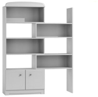 Variabilný regál N37 - Bianco biela