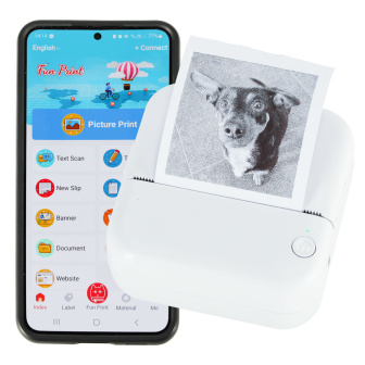 Fototlačiareň mini - čiernobiela termotlač / zelená