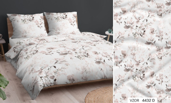 Obliečky LUX bavlna-satén  140/200 a 70/80 vzor 4432D