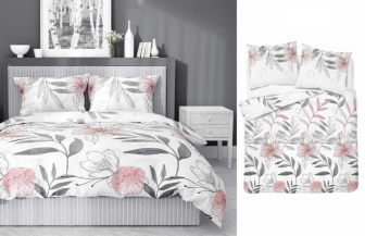 Obliečky bavlna-satén - 140/200 a 70/80 vzor 4457B