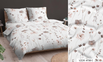 Obliečky LUX bavlna-satén  140/200 a 70/80 vzor 4738C