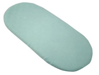 Mušelínové prestieradlo do kočíka / zelená