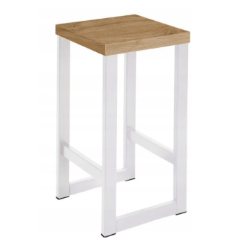 Barová stolička - Hoker 60 - bílá