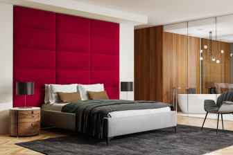 Čalúnený nástenný panel 30x30x5 cm -06