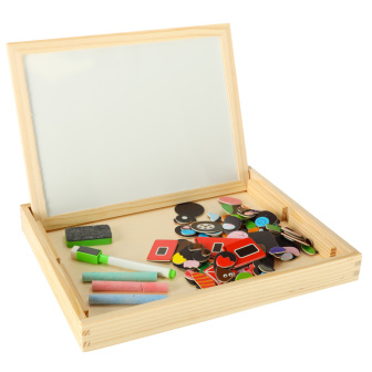 Obojstranná magnetická tabuľa - čierna/biela