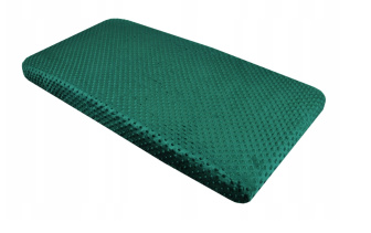 Prestieradlo minky - zelená 80x160 cm