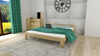 Posteľ z masívu Anetka 140 x 200 cm + matrac Optimal 10cm + rošt ZADARMO