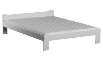 Posteľ z masívu Anetka 160 x 200 cm BIELA + rošt ZADARMO