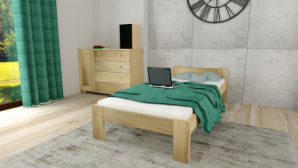 Posteľ z masívu Anetka 90 x 200 cm + rošt ZADARMO