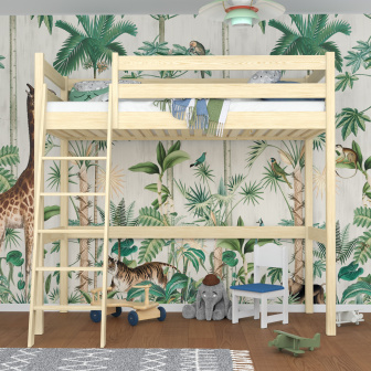 Jednolôžková poschodová posteľ Betty s roštom ZADARMO