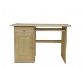 Písací stôl  B-05L SD - masív borovica