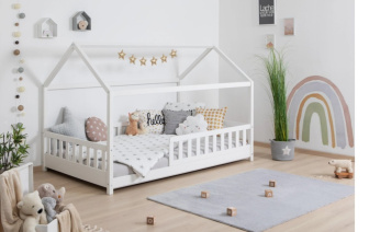 Rastúca posteľ Diego 120x200 cm - BIELA + rošt ZADARMO