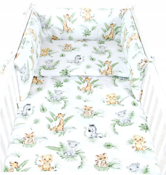 Súprava do postielky 3 diely - safari