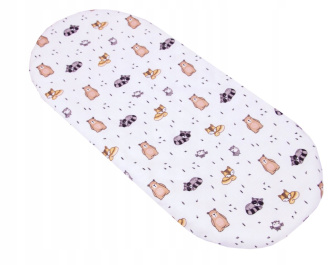 Mušelínové prestieradlo do kočíka / zvieratká