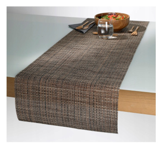 Prestieranie pletené / PVC 1 kus - behúň - hnedá