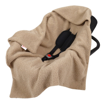 Zavinovacia deka do autosedačky - béžová