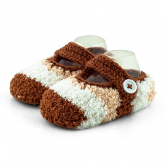 Dojčenské ponožky 0-6 mesiacov BFS 001 hnedá