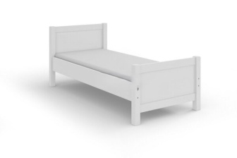 Posteľ z masívu Antoaneta 90x200 cm - BIELA+ rošt ZADARMO