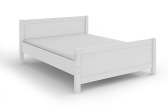 Posteľ z masívu Antoaneta 120x200 cm - BIELA+ rošt ZADARMO