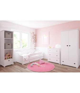 Posteľ  Zina 90/200 cm - biela