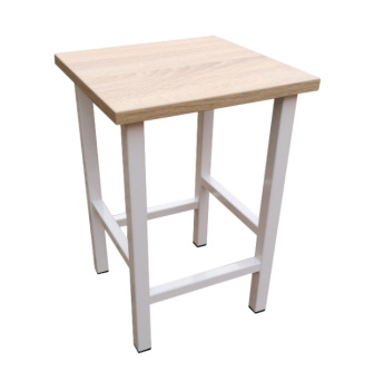 Barová stolička loft - Hoker 45 - biela