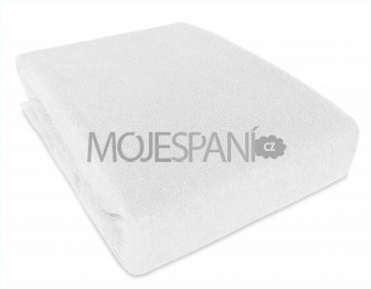 Froté prestieradlo s gumkou 160/200 cm ECONOMY - bílá