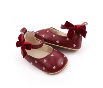 Capáčky 0-6 mesiacov - BJZ 3213-2 / bordó so srdiečkami