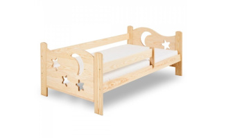 Posteľ BOHOUŠEK z masívu 180x80 cm + matrace Relax + rošt ZADARMO