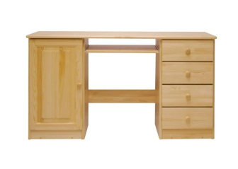 Psací stôl z masívu borovice BR104 136/75/48 cm
