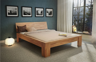 Posteľ Casta 160/200 cm masiv buk + rošt ZADARMO