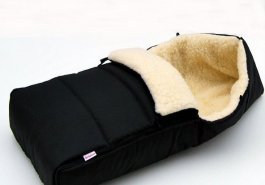 Fusak  K12 ovčia vlna čierny