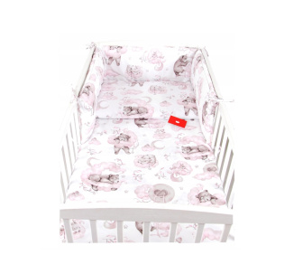 Plachta bavlnená s gumka 120/60 cm - červánky