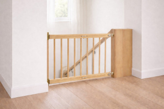 Zábrana dvere, schody 72-122 cm výška 68 cm