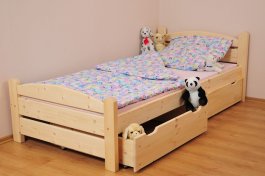 Šuplík pod posteľ masív - smrek